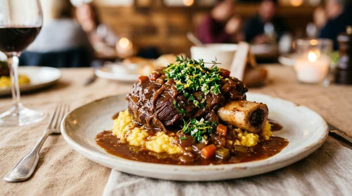 Osso Buco Brasato Elegante