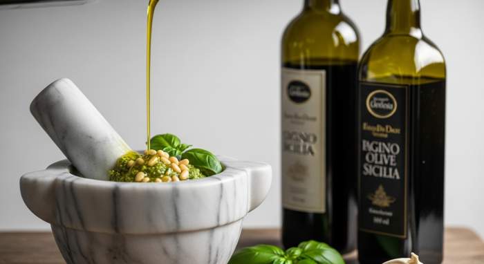 Pesto Olio Ligure Equilibrio Emulsione Salsa Artigianale
