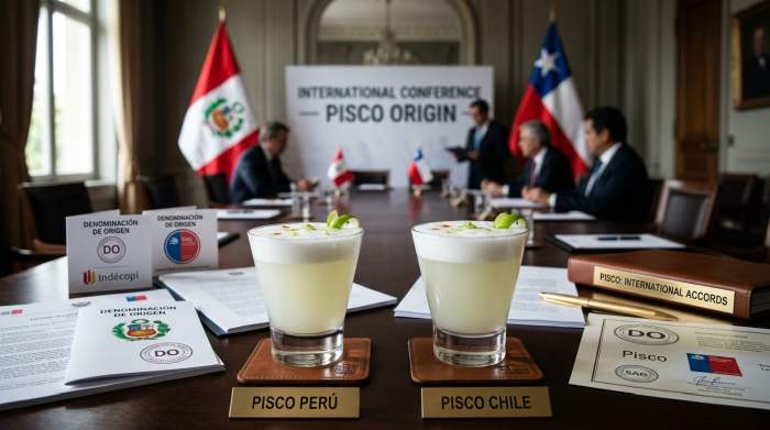 Pisco Disputa Peru Cile Denominazione Origine Diplomazia