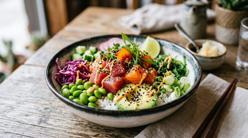 Poke Bowl Fresco Elegante