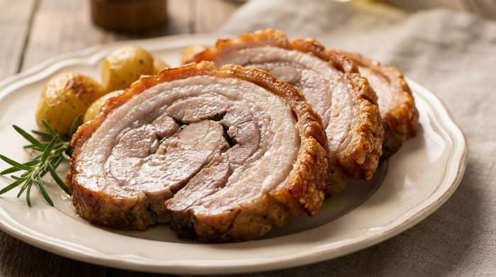 Porchetta Croccante Succosa Elegante