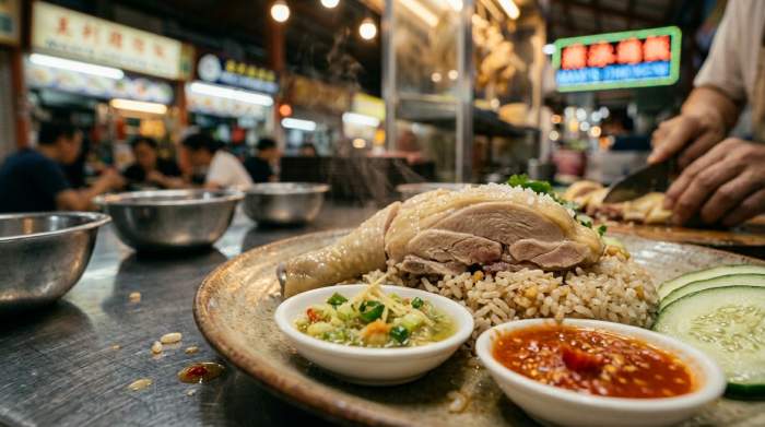Ricetta Chicken Rice Singaporeano