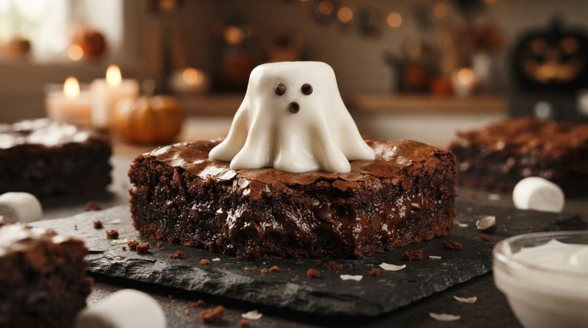 Ricetta Ghost Brownies