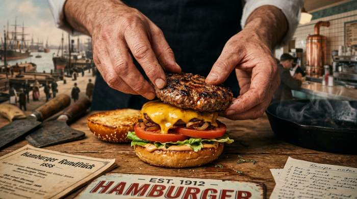 Ricetta Hamburger Storia