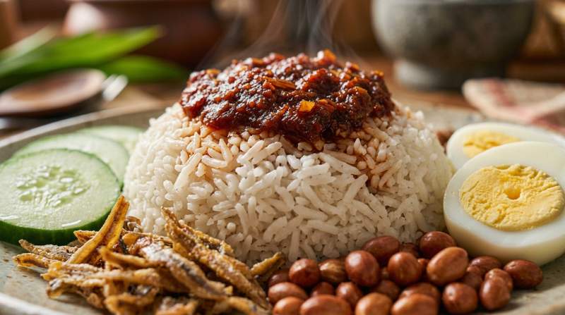 Ricetta Nasi Lemak Malese