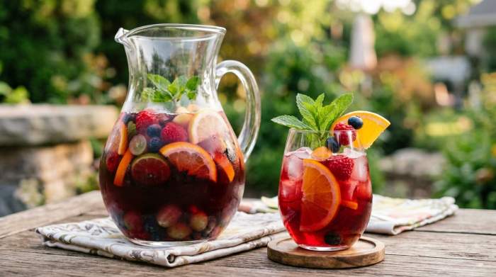 Sangria Frutta Colorata Elegante