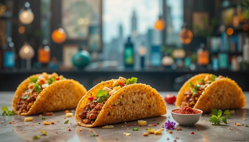 Tacos Al Pastor Adattati A Ingredienti Locali In Contesti Urbani Internazionali