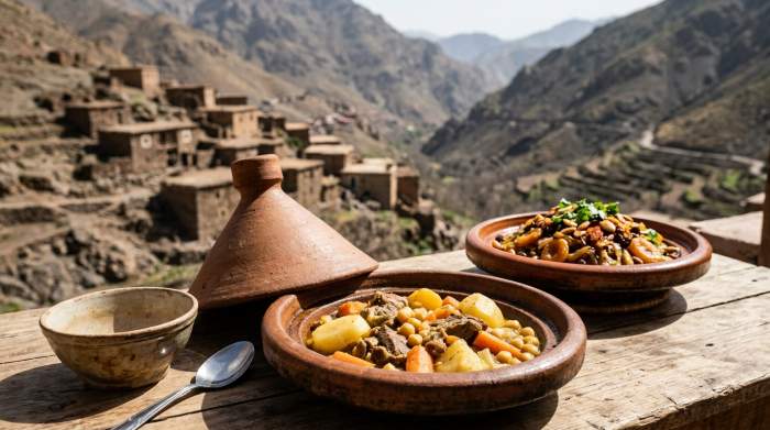 Tagine Atlante Rurale Vs Corte Confronto Cucina Marocco