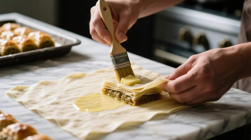 Tempo Lento E Pazienza Nella Preparazione Della Baklava