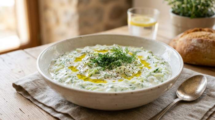 Tzatziki Cremoso Fresco Elegante